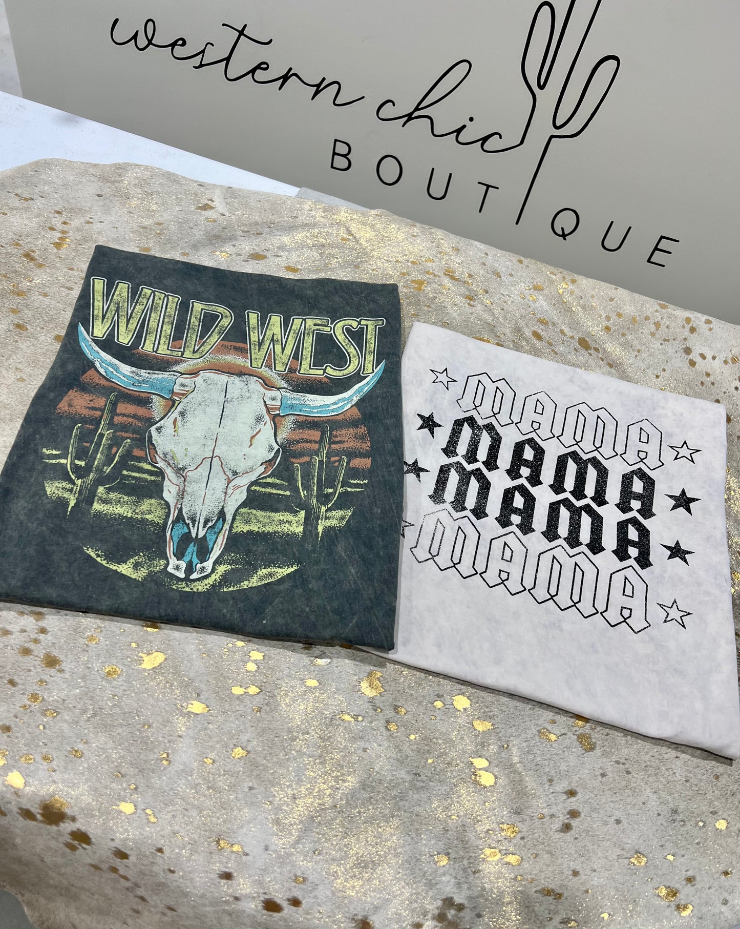 The Wild West Skull Tee