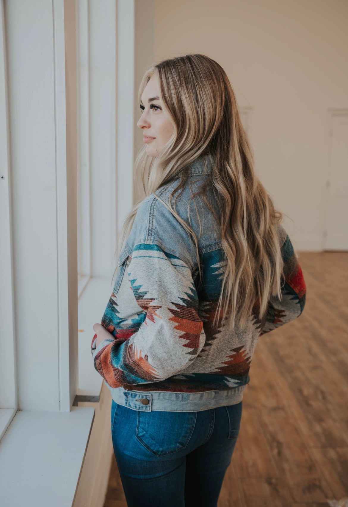 Aztec Denim Jacket
