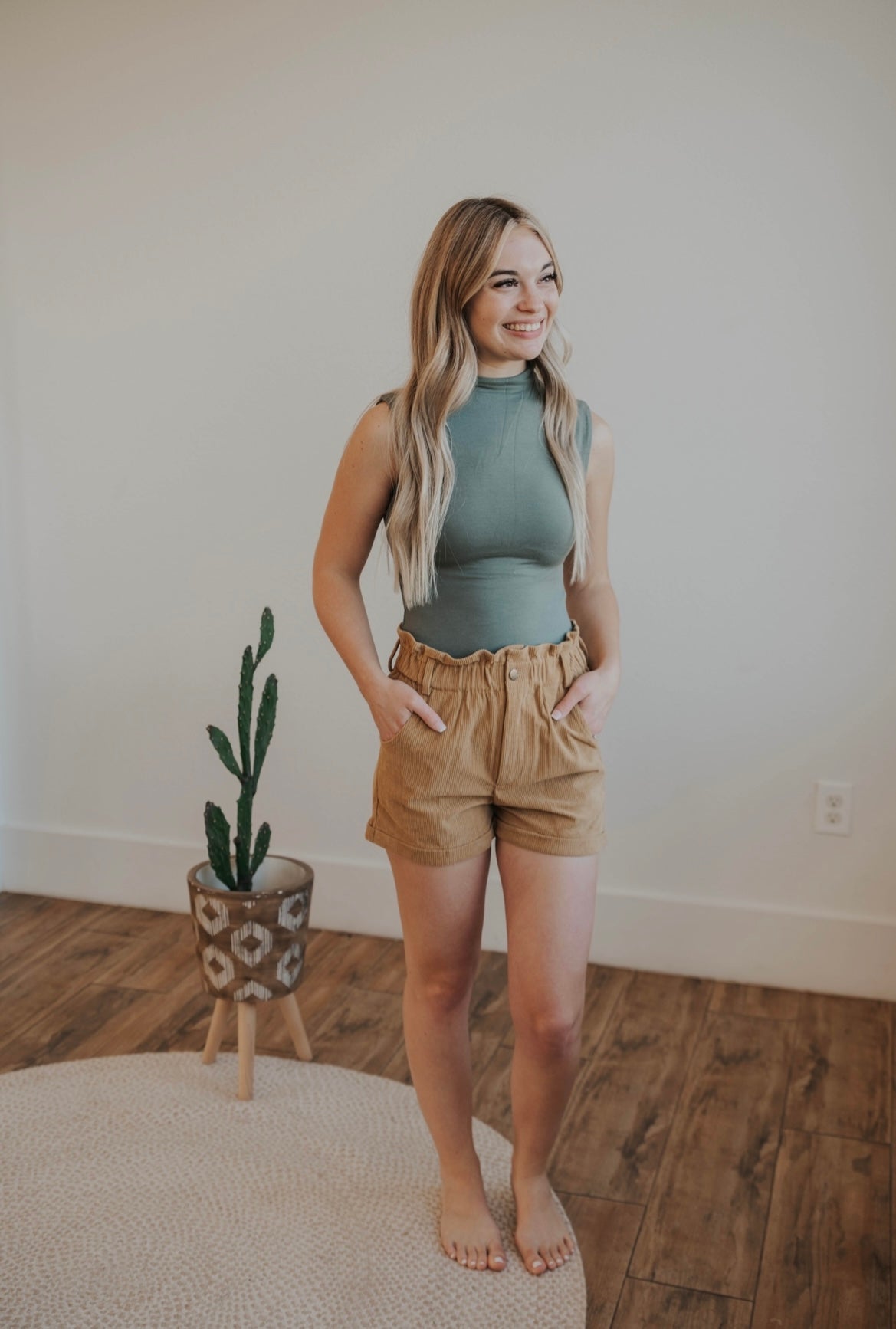 The Corduroy Camel Shorts