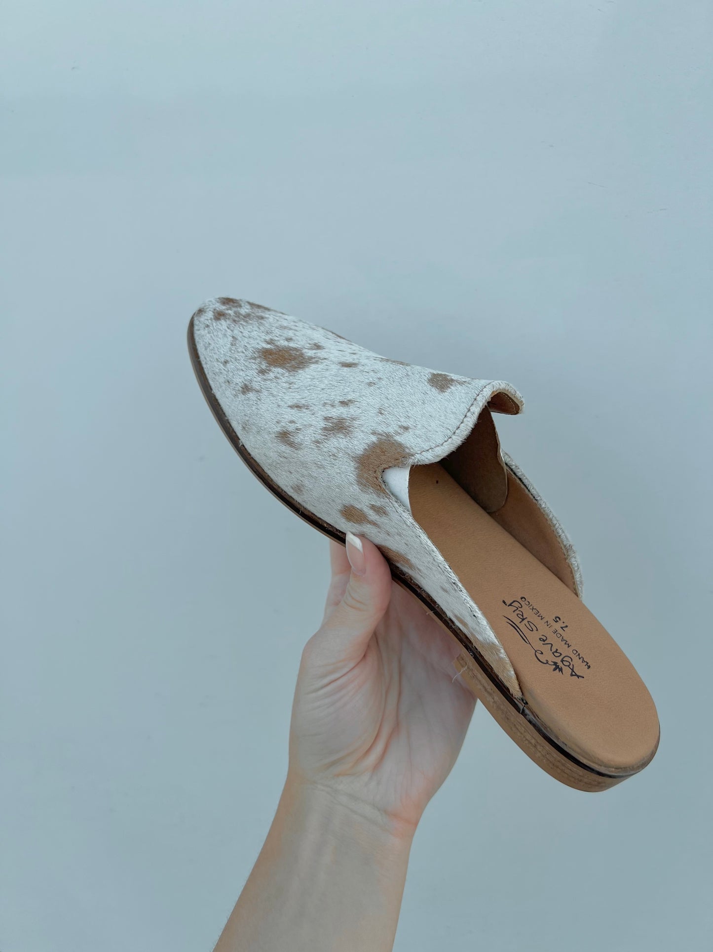 The Hayes Cowhide Mules