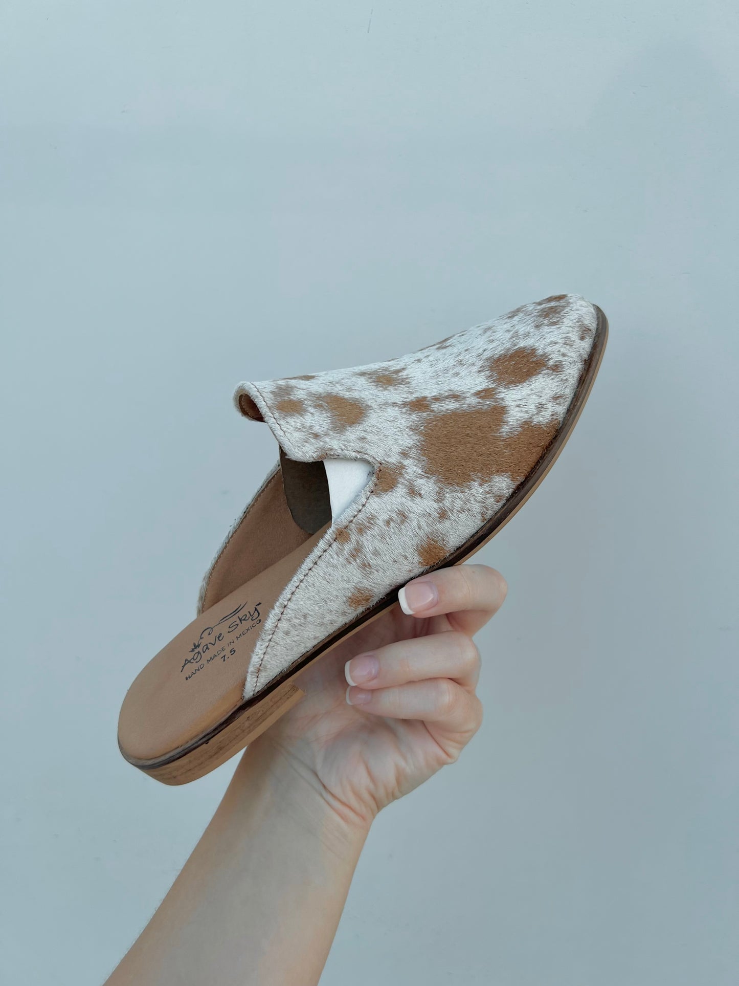 The Hayes Cowhide Mules