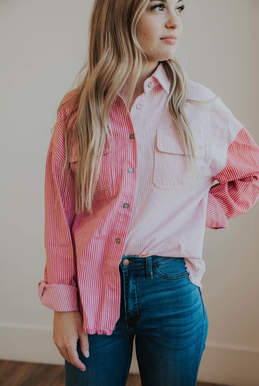 The Dolly Button Up