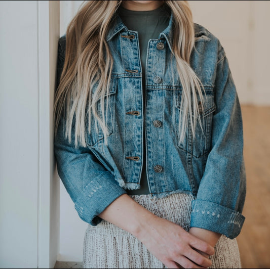 Cropped Denim Jacket