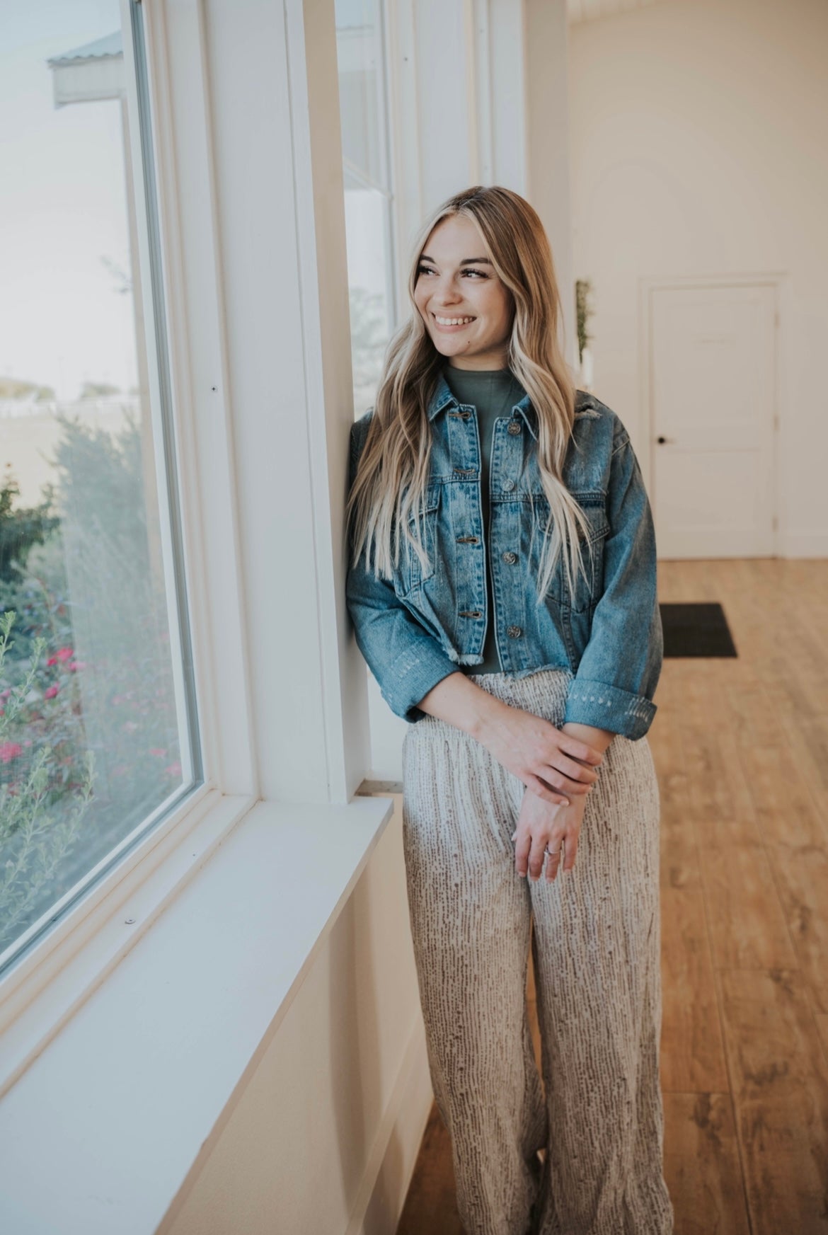 Cropped Denim Jacket