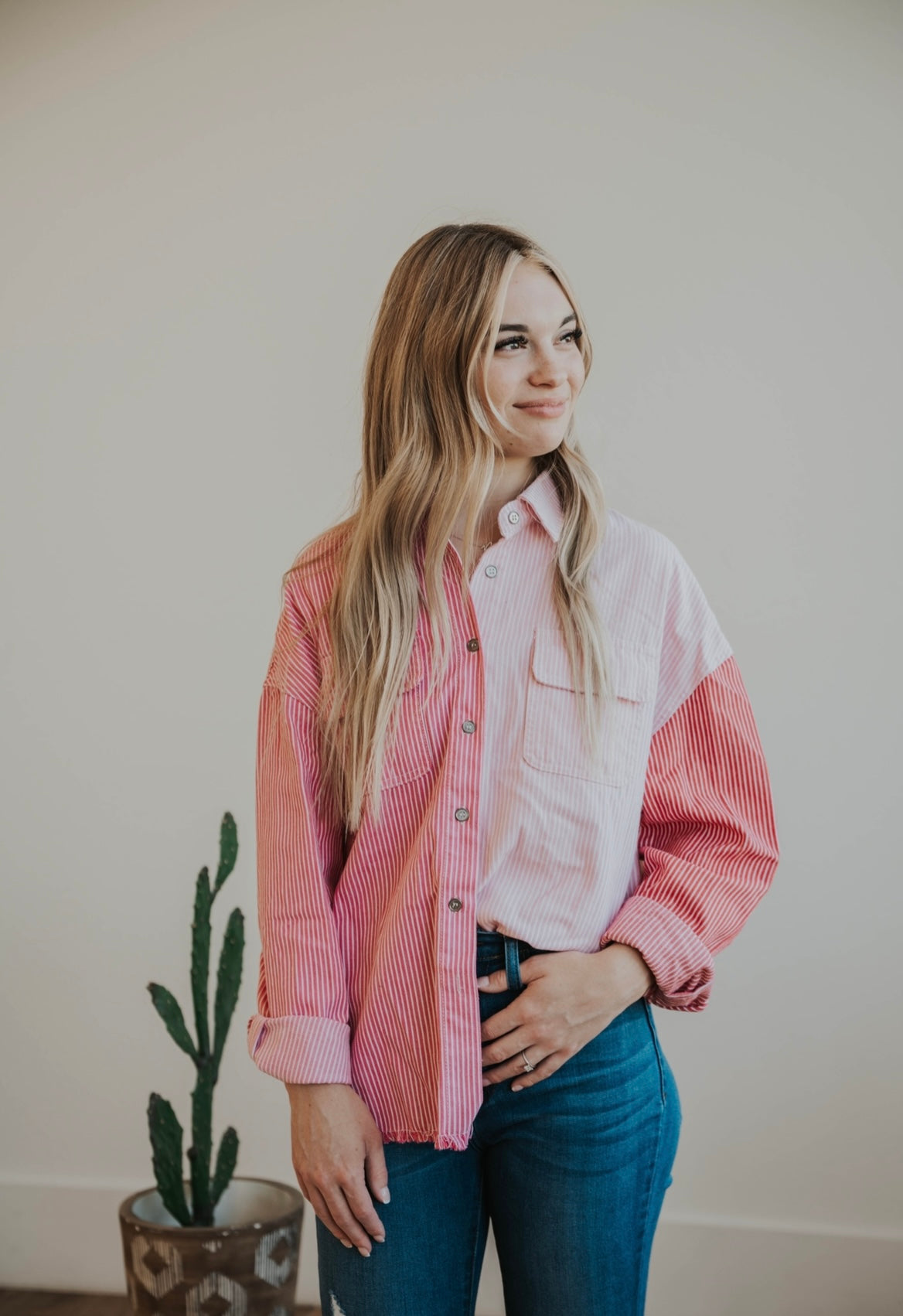 The Dolly Button Up