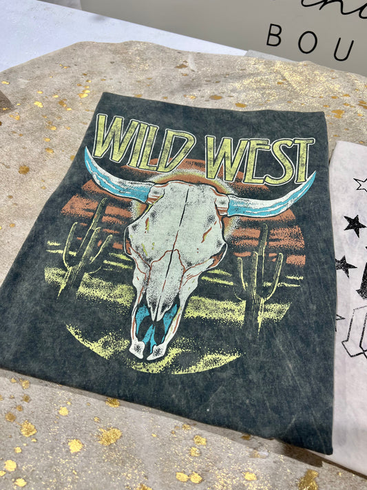 The Wild West Skull Tee